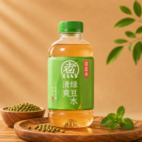 Refreshing Mung Bean Drink（Zero Sugar）500ml  清爽绿豆水 （0糖）500ml